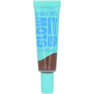 Rimmel - Kind & Free Glow It Up - Foundation - Deep Chocolate - 30 ml