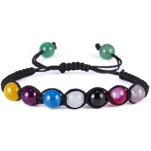 NiSy.nl Chakra Armband 22 cm Effen Gekleurd | Vrolijk