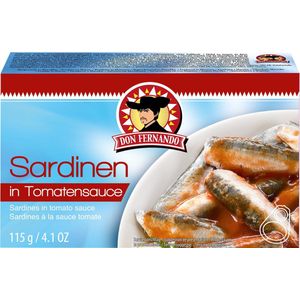 Sardines in tomatensaus 115g blik