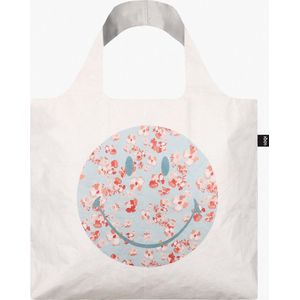 LOQI Smiley - Opvouwbare Shopper - Opvouwbare Boodschappentas - Blossom recycled tote bag