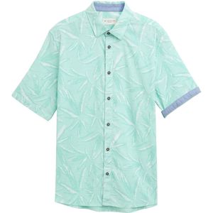 Tom Tailor - Comfort Fit - Overhemd - Gedessineerd - Palmboomprint