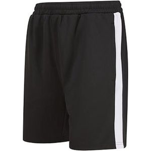Adults Knitted Shorts met ritszakken Black/White - XXL