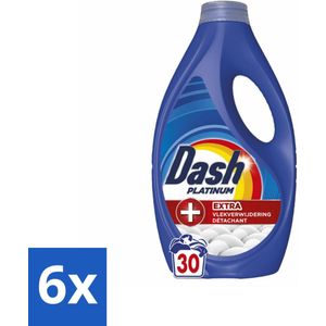 Dash – Wasmiddel – Platinum – 1350 ml - Voordeelverpakking - 6 stuks