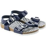 Birkenstock - Rio - Sandalen - Navy - Wit - Unisex