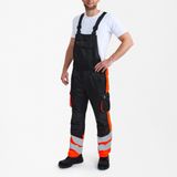 Engel - Safety Light - Amerikaanse Overall - Anthracite Grey / Hi-vis Orange