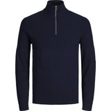 JACK&JONES - JPRBLAWINTER - Heren Trui - Donkerblauw - Half Zip