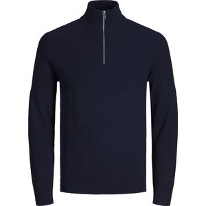 JACK&JONES - JPRBLAWINTER - Heren Trui - Donkerblauw - Half Zip