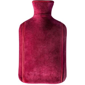 Unyqoos® Zachte en Stijlvolle Warmwaterkruik met Innovatieve Kangoeroezak in Rood