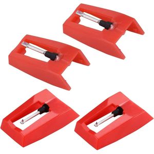 Allecto plus - Platenspeler Naalden Set van 4 Stuks voor Diverse Fonografen - Crosley Jensen Victrola Compatibel