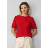 Gebreide Trui - Zacht - Met Geribde Textuur - Praktische Borstzak