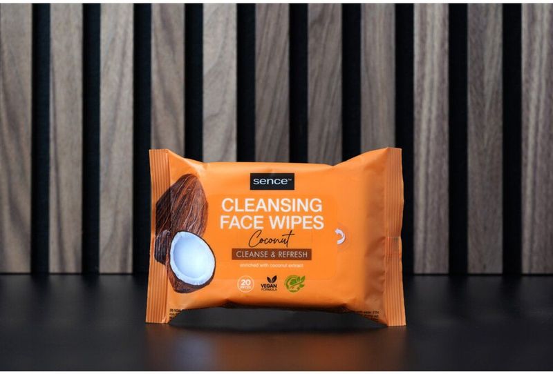 Sence - Gezichtsreinigingsdoekjes - Coconut - 20 Stuks
