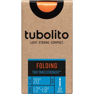Tubolito Tubo-folding Presta 42 Mm Binnenste Buis Oranje 20´´ / 1.2-1.8