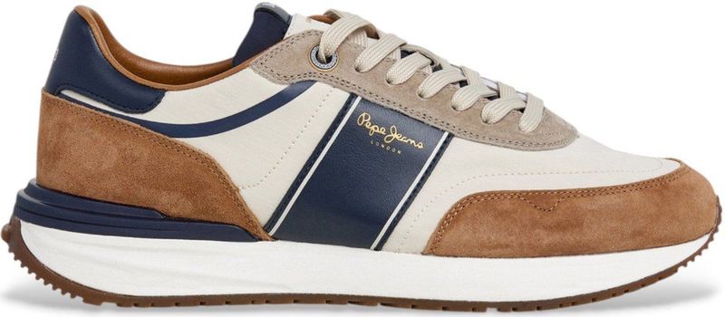Pepe Jeans - BUSTER SERIE M - Sneakers - Navy - Cognac - Natuurwit