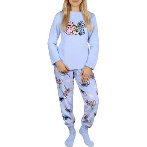 Stitch en Andzia Disney Geschenkset: Damespyjama + Sokken, Pyjama met Lange Broek