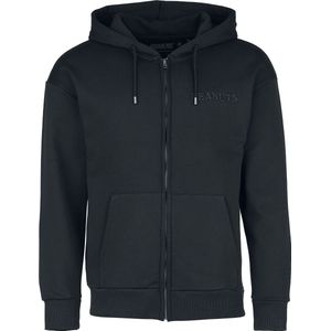 Peanuts Snoopy and Woodstock - Far Out Heren Vest met capuchon - zwart - L