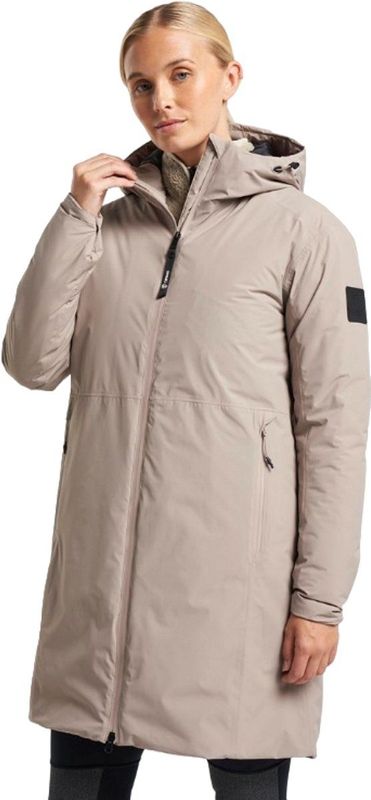 Tenson Shift Coat Winterjas - Dames gevoerde jas - Vintage Khaki