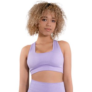 Lavendel x StarkSoul Naadloos Bralette met Verwijderbare Cups - Sport BH - Sportbeha - Sport Dames Top - Lavendel - S