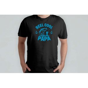 Reel Cool Papa - T Shirt - BestDad - SuperDad - NumberOneDad - CoolDad - BestePapa - SuperPapa - NummerEenPapa - CoolePapa