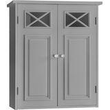 Teamson Home - Dawson - Badkamerkast - Grijs - Hout - 2 Deuren en Plank