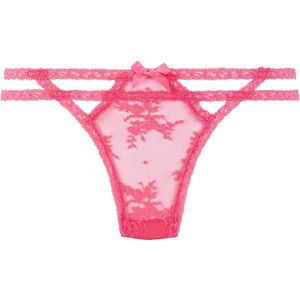 Hunkemöller Dames Lingerie String Irina - Roze - maat XL