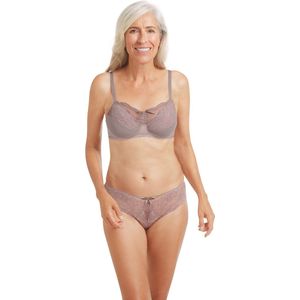 Amoena BeAmazing Hipster Slip TEX019280 Taupe Rose - maat 38