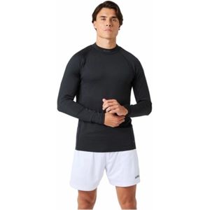 Björn Borg - Men Borg Mock Neck LS - Tennisshirt - Zwart - XL
