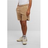Urban Classics - Washed Piped Korte broek - M - Beige