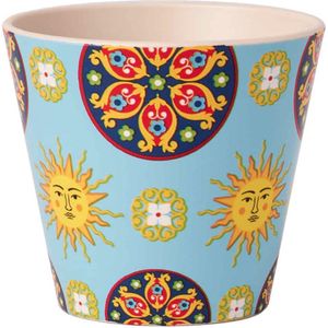 Quy Cup - 90ml Ecologische Reis Beker - Espressobeker “Sicily - SICILIË” 7x7x7cm