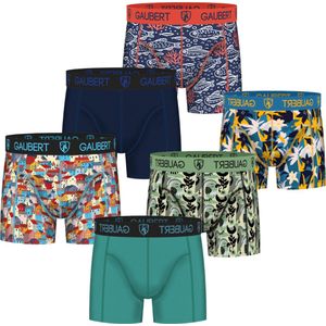 Gaubert | 6 pack | boxershorts heren | bamboe katoen onderbroek heren | maat S