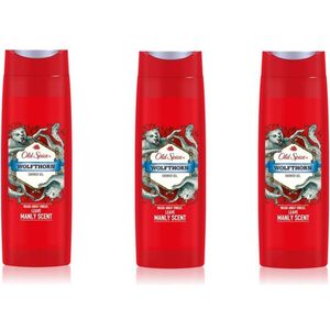 Old spice XL pack douchegel + shampoo Wolfthorn 3 stuks