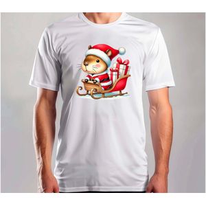 Capy Merry Nacht - T Shirt - MerryChristmas - ChristmasVibes - Funny - Sarcasm - VrolijkKerstfeest - Kerstmis - Grappig - Sarcasme - Capybara - Capy