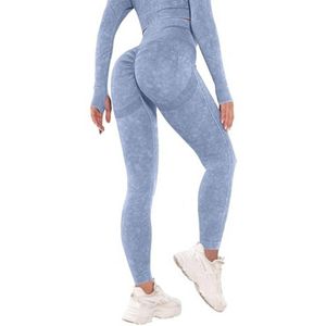 Zhiaek Scrunch Butt Leggings voor dames, hoge taille, naadloos, push-up, sportlegging voor dames, ondoorzichtig, vormende sportbroek voor yoga, fitness, gym, workout