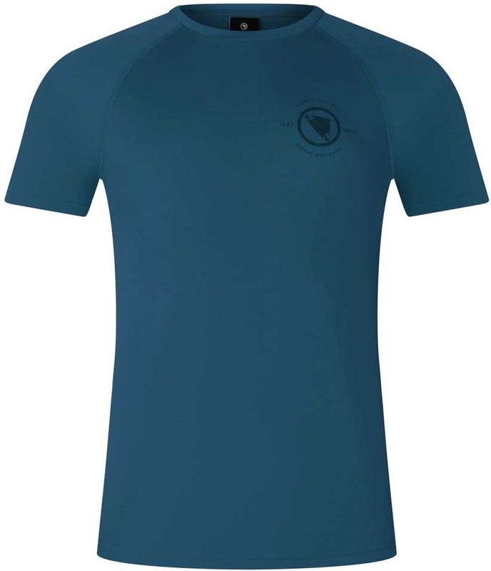 Endura Bitmap Block FS260 Print S/S Jersey Fietsshirt (Heren |blauw)