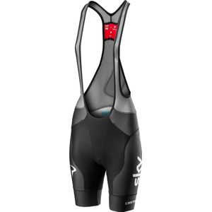 Castelli Fietsbroek met bretels - Koersbroek Dames Zwart  - CA SKY Free Aero Race 4 W Bibshort-Black - M