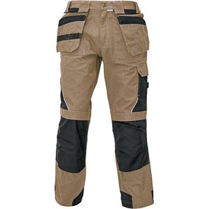 Werkbroek Assent Lahr 3120 khaki/zwart maat 52