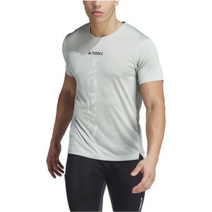 Adidas Terrex Agravic Trail T-shirt Met Korte Mouwen Grijs XL Man