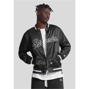 Starter Black Label - Satin Varsity jacket - L - Zwart