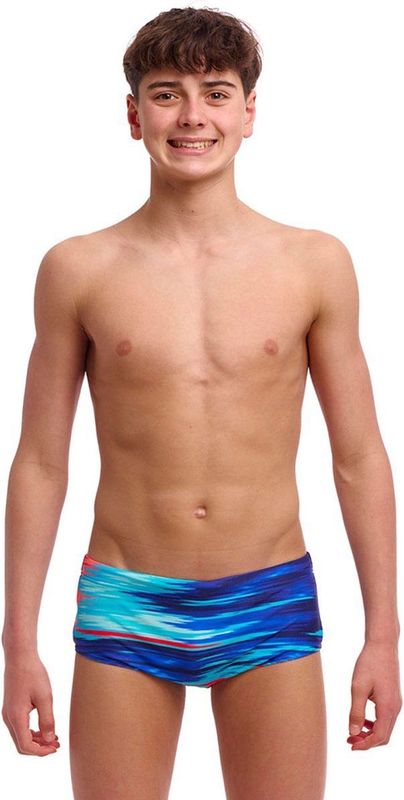Funky Trunks - Sidewinder - Zwemboxer - Blauw - 8 Jaar