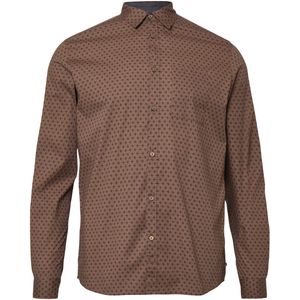 Hemd - Regular Fit - Casual Overhemd - Met Borstzakje - All-over Print