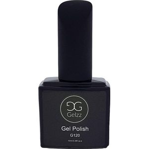 Gelzz Gellak - Gel Nagellak - kleur Olive Green G120 - Groen - Dekkende kleur - 10ml - Vegan