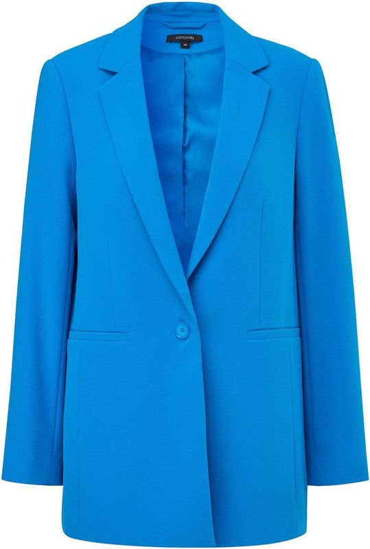 comma - Indoor-Blazer - Lange Blazer - Casual - Moderne Losse Pasvorm