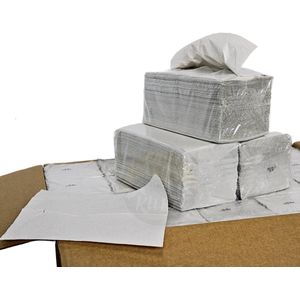 KURTT Papieren handdoekjes 2-laags, 10.000 vellen (40 X 250 vellen) naturel 22 x 23 cm, handdoekjes papier