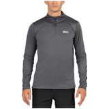 8000 - Portu - T-shirt - Lange Mouw - Met Halve Rits - Polyester-Elastaan