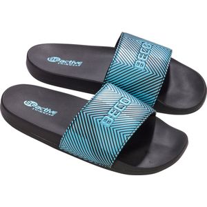 BECO - BEactive - Badslippers - Blauw/Zwart - Unisex