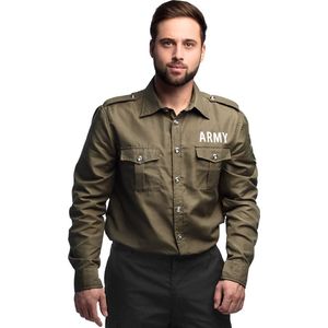 Boland - Shirt 'ARMY' (XXL) - Volwassenen - Militair - Militairen en Leger
