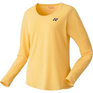 Yonex 16431EX dames long sleeves shirt - soft yellow - maat M