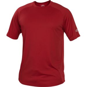 Rawlings YRTT Korte Mouw Crew Hals Jeugd XL Scarlet