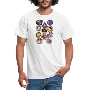 NASA Apollo-missie-insignes T-Shirt Heren
