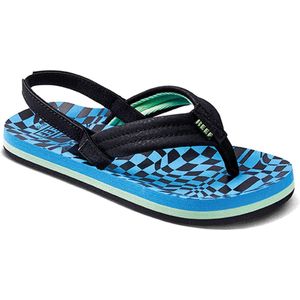 Reef - Little Ahi - Teenslippers - Zwart - Blauw
