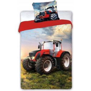 Kinderbeddengoed Katoen Tractor 160x200 cm